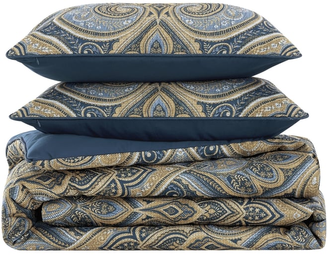 Messina Damask 3-Pc. Comforter Set, King/California King