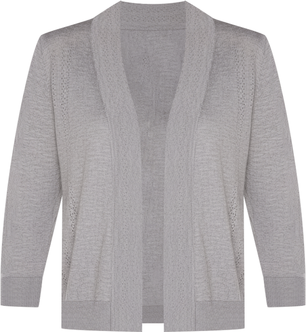 Women's 3/4 Sleeve Open Front Cardigan Sweater