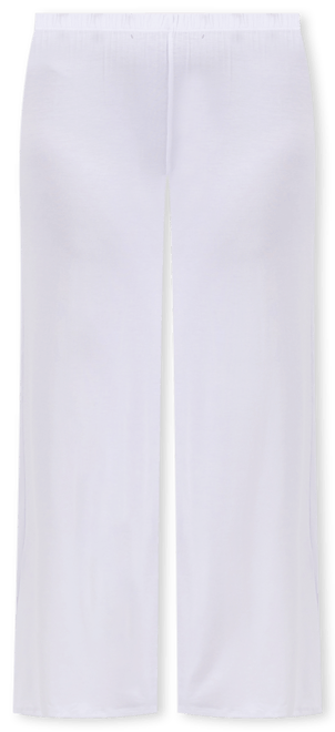 Petite Comfortable Solid Color Palazzo Wide Leg Pants