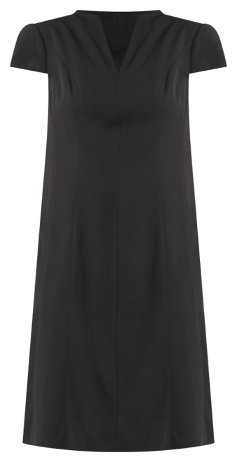 Plus Size Cap Sleeve A-Line Dress