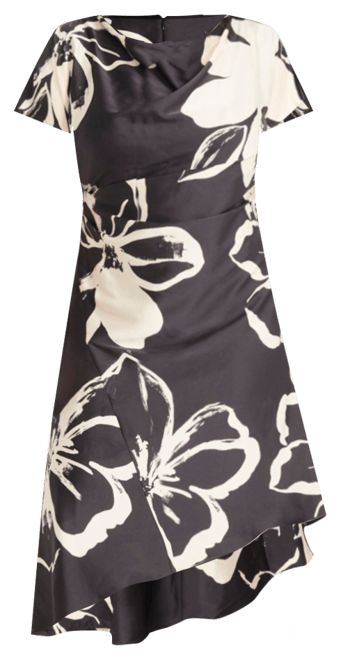 Plus Size Short-Sleeve A-Line Dress