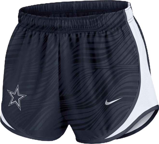 Women's Navy Dallas Cowboys Tempo Performance Shorts