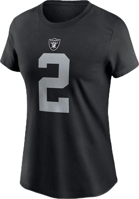 Women's Ashton Jeanty Black Las Vegas Raiders 2025 Nfl Draft First Round Pick Name Number T-Shirt