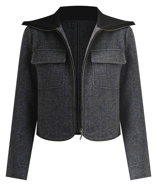 Marshall Wool Blend Jacket in Black