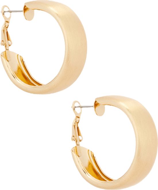 Coup Hoop Matte Earrings