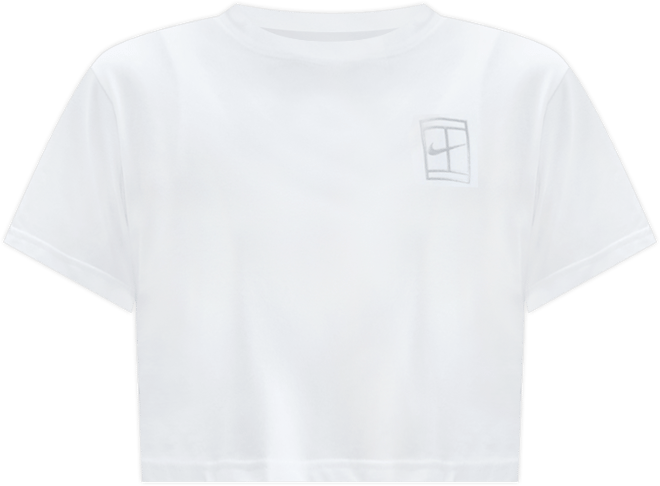 Nike Slam Women's Dri-FIT Short-Sleeve Cropped Tennis T-Shirt