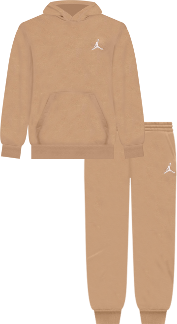 Jordan Brooklyn Fleece Conjunto de sudadera con gorro sin cierre de 2 piezas infantil