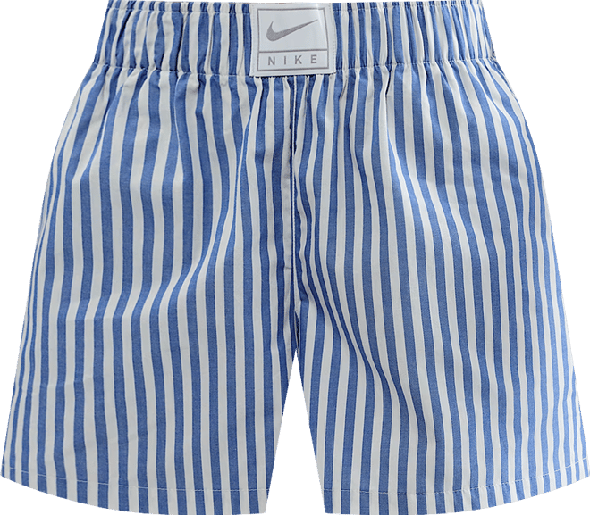 Nike Sportswear Chill Poplin Shorts a rayas de tiro medio holgados para mujer