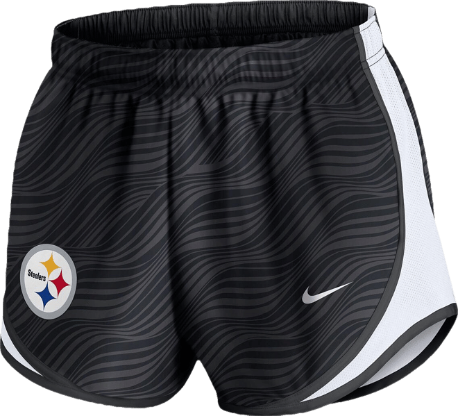 Women's Anthracite Pittsburgh Steelers Tempo Performance Shorts