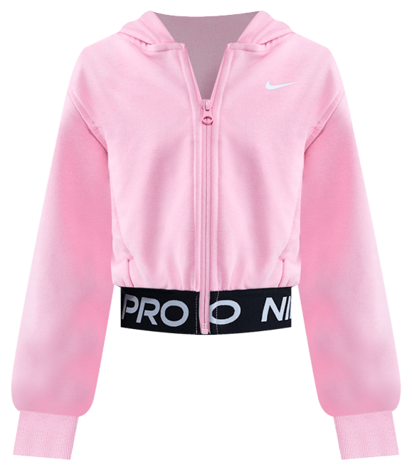 Nike Pro Fleece Big Kids' (Girls') Dri-FIT Full-Zip Hoodie