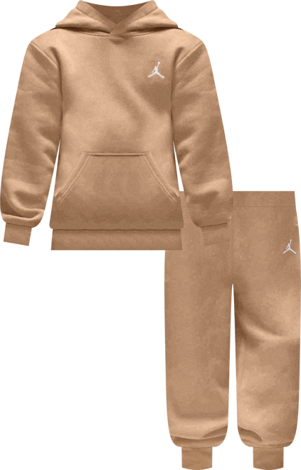 Jordan Brooklyn Fleece Conjunto de 2 piezas de sudadera con gorro para niños talla pequeña