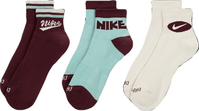Nike Everyday Plus Ankle Socks (3 Pairs)