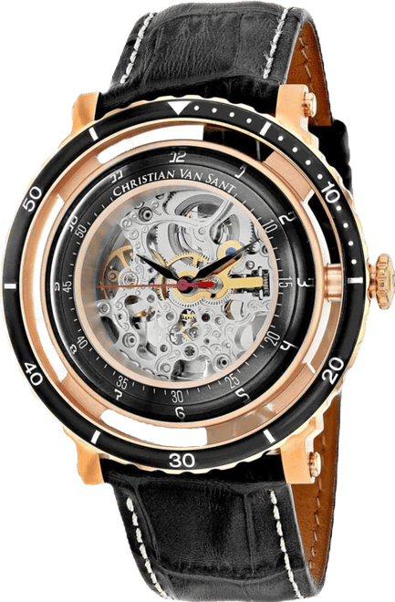 Men's Dome Silver Dial Watch