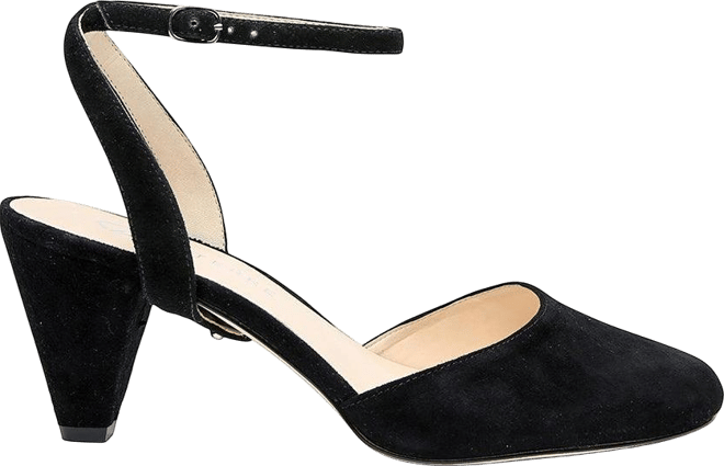 Women's Black Suede Jackie Customizable Platform