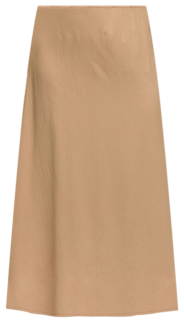 Women's Elastic Waist A Line Maxi Skirt