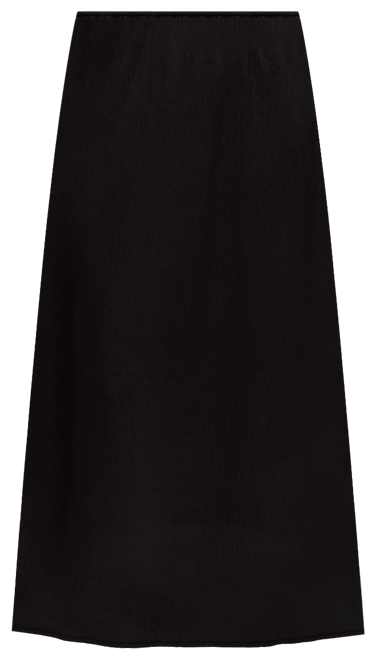 Women's Elastic Waist A Line Maxi Skirt