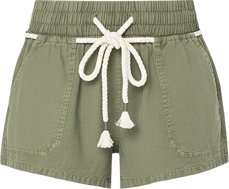 Juniors' Paddle On Drawstring-Waist Shorts