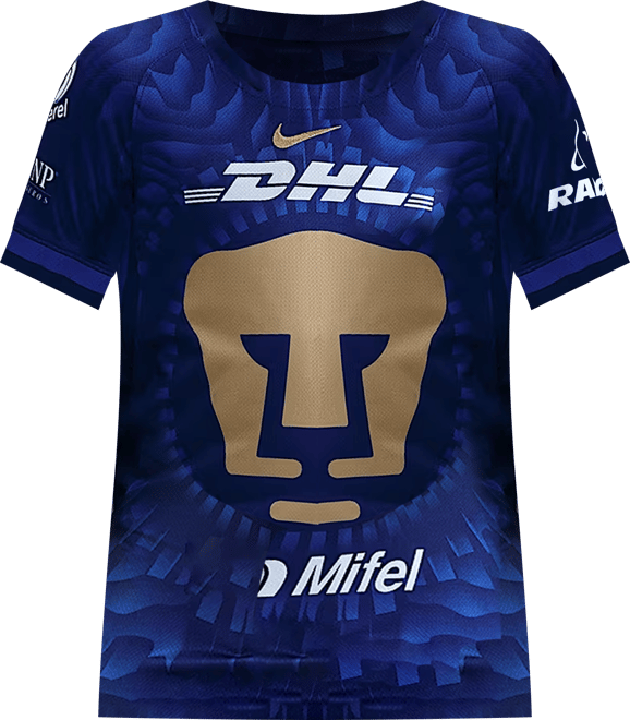 Pumas UNAM visitante 2025/26 Stadium Jersey de fútbol Nike Dri-FIT Replica para niños talla grande