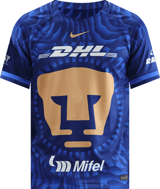 Pumas UNAM visitante 2025/26 Stadium Jersey de fútbol Nike Dri-FIT Replica para mujer