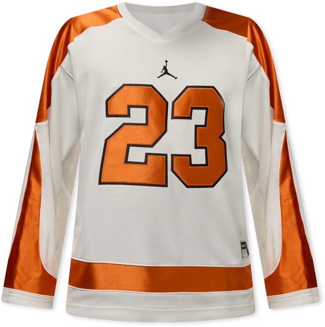 Jordan Brooklyn เสื้อแข่งฮอกกี้สไตล์คอลเลจผู้ชาย