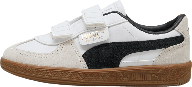 PUMA Palermo Elevata Leather Little Kids' Easy On Sneakers