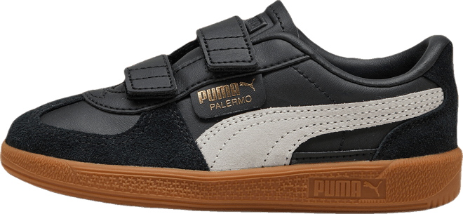 PUMA Palermo Elevata Leather Little Kids' Easy On Sneakers