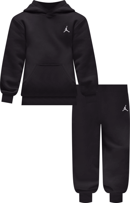 Jordan Brooklyn Fleece Conjunto de 2 piezas de sudadera con gorro para niños talla pequeña