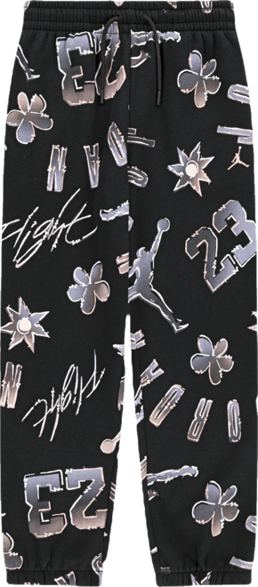 Big Girls 23 Throwback Graphic Logo Fleece Pants