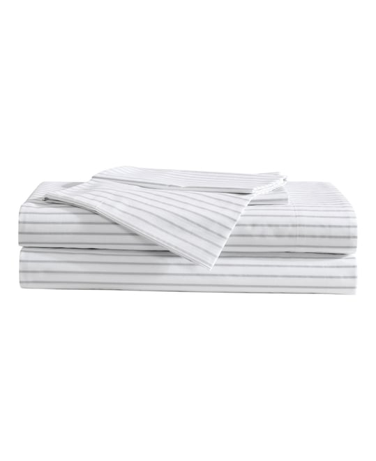 Printed 100% Cotton Percale 4-Pc. Sheet Set, King