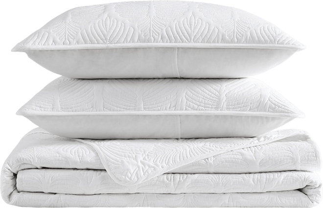 Tommy Bahama Line Palm Cotton Reversible 2-Pc. Quilt Set, Twin