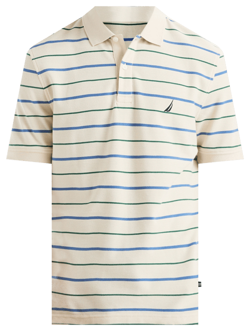 Men's Striped Classic-Fit Deck Polo Shirt