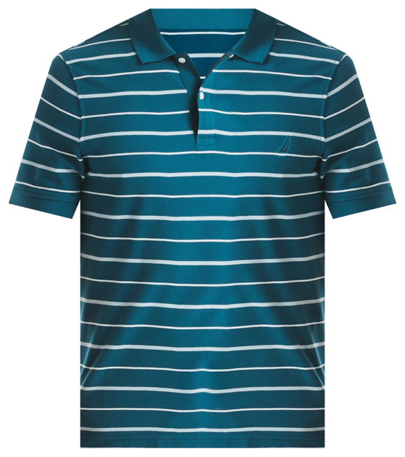 Men's Striped Classic-Fit Deck Polo Shirt