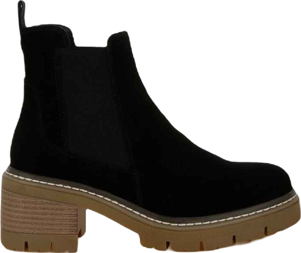 Vostok Suede Chunky Chelsea Boots Women