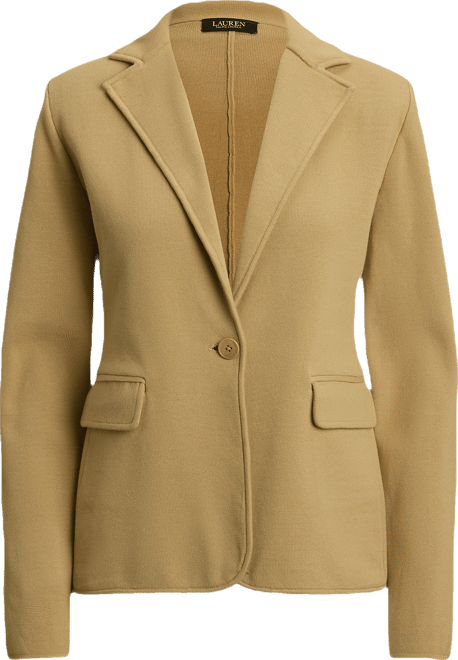 Women's Cotton-Blend Sweater Blazer