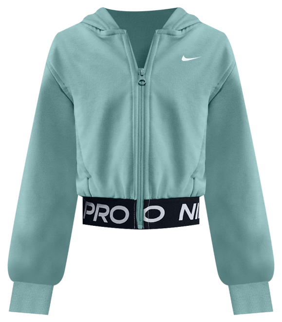 Nike Pro Fleece Big Kids' (Girls') Dri-FIT Full-Zip Hoodie