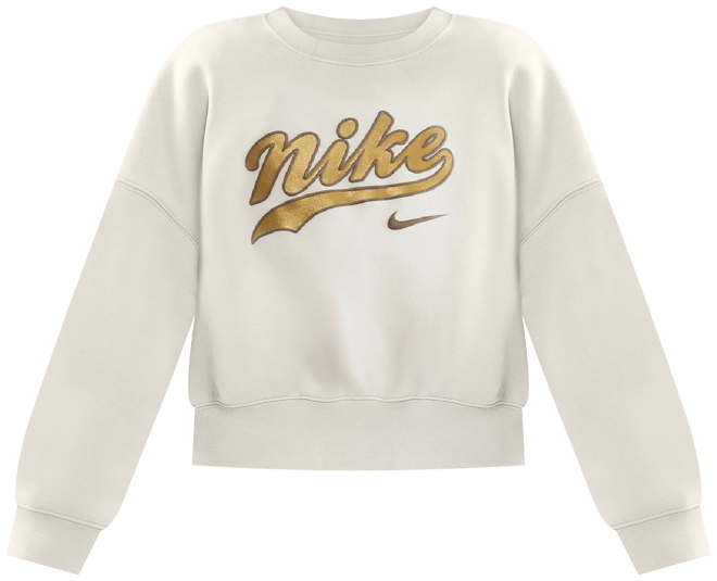 Nike Sportswear Kort sweatshirt van fleece voor meisjes