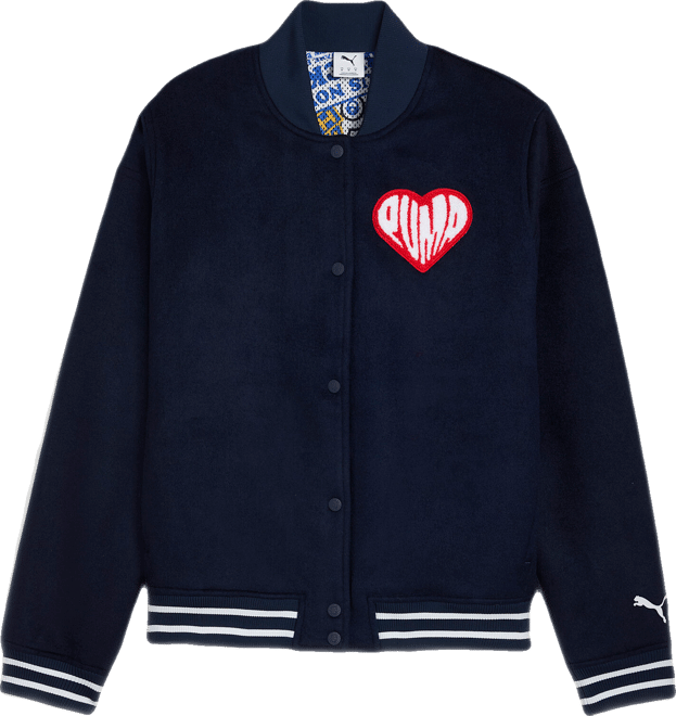 PUMA Sticker Pack Men's Basketball Varsity Jacket