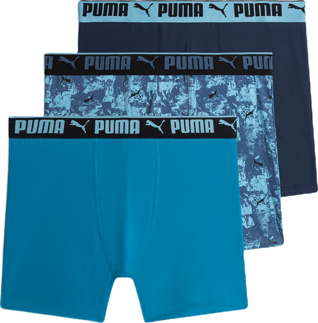 PUMA Athletic Men's Boxers 3 Pack