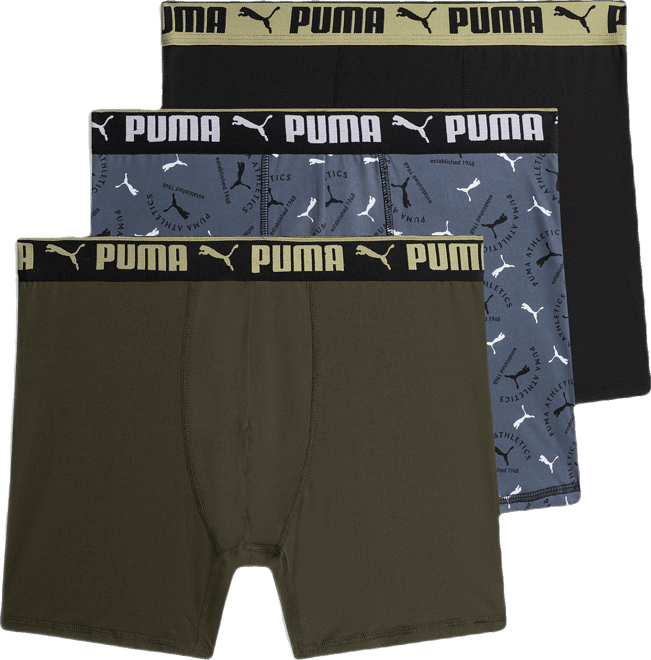 PUMA Athletic Men's Boxers 3 Pack