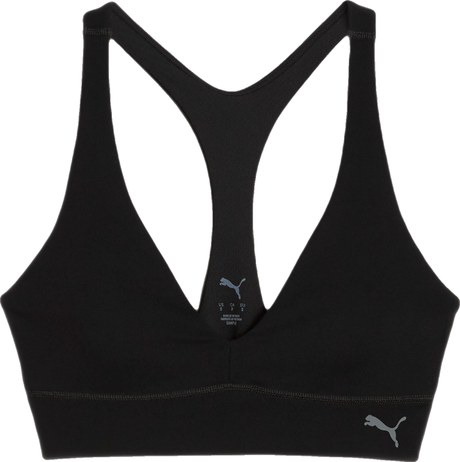 PUMA Shapeluxe Plunge Women's Moisture Wicking, Low Impact Sports Bra