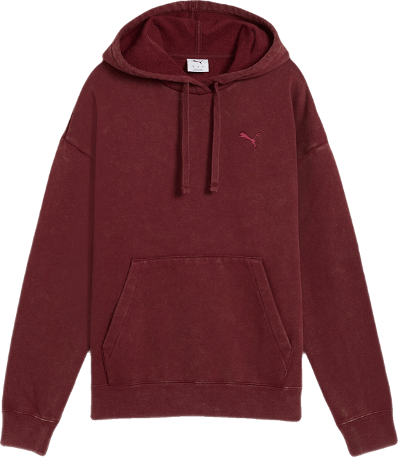 PUMA Elevated Essentials Acid Wash Women's Fleece Hoodie