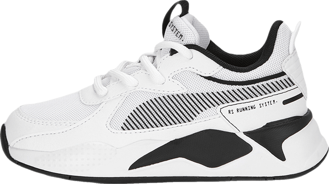 PUMA RS-X Black & White Little Kids' Sneakers