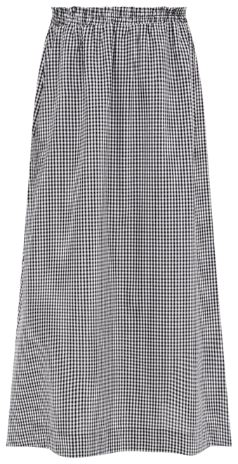 Black Gingham Athena Skirt