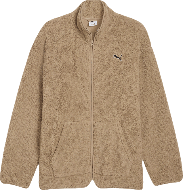 PUMA Elevated Essentials Sherpa Zip-Up Jacket