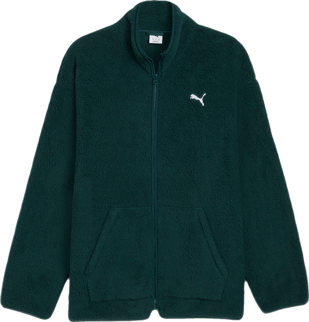PUMA Elevated Essentials Sherpa Zip-Up Jacket