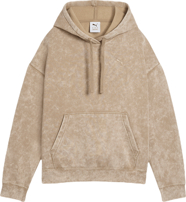 PUMA Elevated Essentials Acid Wash Fleece Hoodie