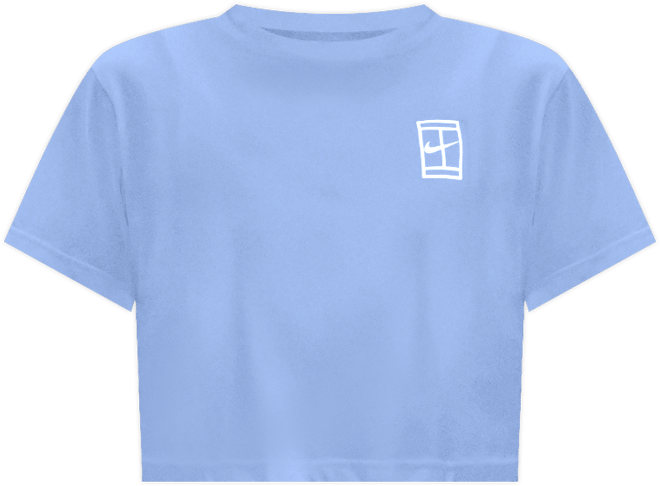 Nike Slam Women's Dri-FIT Short-Sleeve Cropped Tennis T-Shirt