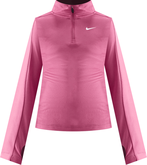 ナイキ ガールズ Dri-FIT ロングスリーブ 1/4ジップ トップ