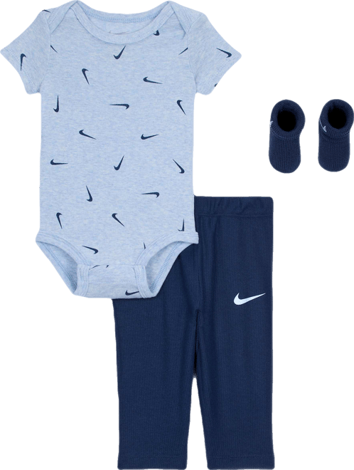 Nike Baby 3-Piece Bodysuit and Waffle Pants Set