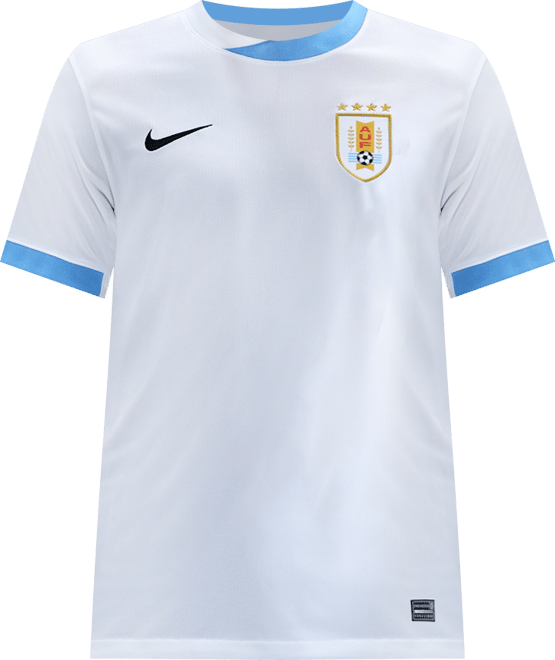 ウルグアイ 2024/25 スタジアム アウェイ (メンズ チーム) メンズ ナイキ Dri-FIT サッカー レプリカ ユニフォーム